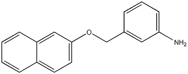 3-[(naphthalen-2-yloxy)methyl]aniline Structure