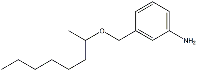 3-[(octan-2-yloxy)methyl]aniline 结构式