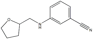 3-[(oxolan-2-ylmethyl)amino]benzonitrile Structure