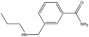 3-[(propylamino)methyl]benzamide Struktur