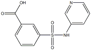 3-[(pyridin-3-ylamino)sulfonyl]benzoic acid 结构式