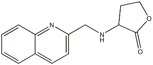 3-[(quinolin-2-ylmethyl)amino]oxolan-2-one Structure