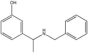 3-[1-(benzylamino)ethyl]phenol Structure