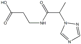 3-[2-(1H-1,2,4-triazol-1-yl)propanamido]propanoic acid