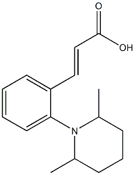 3-[2-(2,6-dimethylpiperidin-1-yl)phenyl]prop-2-enoic acid