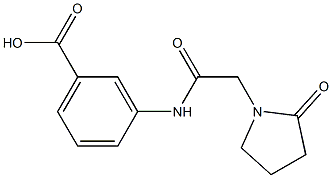 3-[2-(2-oxopyrrolidin-1-yl)acetamido]benzoic acid|