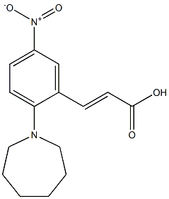3-[2-(azepan-1-yl)-5-nitrophenyl]prop-2-enoic acid