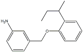 3-[2-(butan-2-yl)phenoxymethyl]aniline Structure