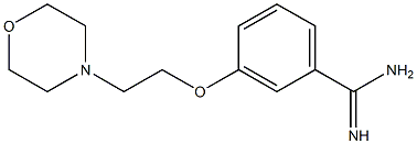 3-[2-(morpholin-4-yl)ethoxy]benzene-1-carboximidamide