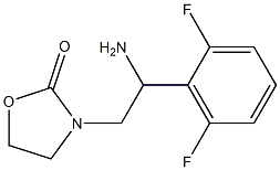 3-[2-amino-2-(2,6-difluorophenyl)ethyl]-1,3-oxazolidin-2-one|