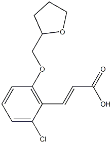 3-[2-chloro-6-(oxolan-2-ylmethoxy)phenyl]prop-2-enoic acid