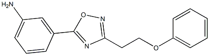 3-[3-(2-phenoxyethyl)-1,2,4-oxadiazol-5-yl]aniline