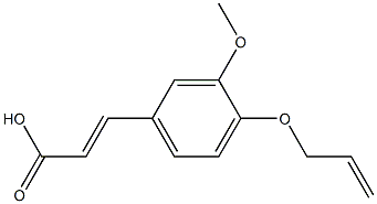 3-[3-methoxy-4-(prop-2-en-1-yloxy)phenyl]prop-2-enoic acid|