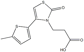 3-[4-(5-methylthien-2-yl)-2-oxo-1,3-thiazol-3(2H)-yl]propanoic acid