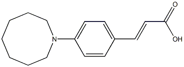 3-[4-(azocan-1-yl)phenyl]prop-2-enoic acid