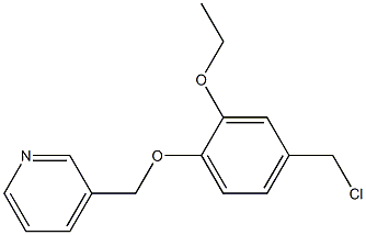 3-[4-(chloromethyl)-2-ethoxyphenoxymethyl]pyridine