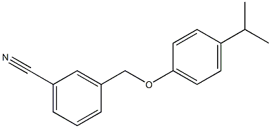 3-[4-(propan-2-yl)phenoxymethyl]benzonitrile