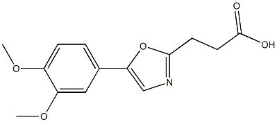 3-[5-(3,4-dimethoxyphenyl)-1,3-oxazol-2-yl]propanoic acid