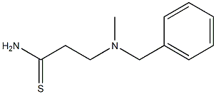 3-[benzyl(methyl)amino]propanethioamide