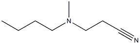 3-[butyl(methyl)amino]propanenitrile Structure
