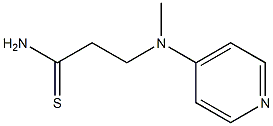 3-[methyl(pyridin-4-yl)amino]propanethioamide|