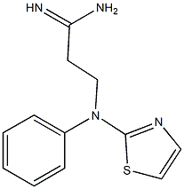  3-[phenyl(1,3-thiazol-2-yl)amino]propanimidamide