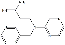 3-[pyrazin-2-yl(pyridin-3-ylmethyl)amino]propanimidamide|