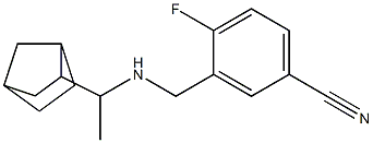 3-{[(1-{bicyclo[2.2.1]heptan-2-yl}ethyl)amino]methyl}-4-fluorobenzonitrile