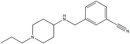 3-{[(1-propylpiperidin-4-yl)amino]methyl}benzonitrile