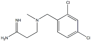 3-{[(2,4-dichlorophenyl)methyl](methyl)amino}propanimidamide Struktur