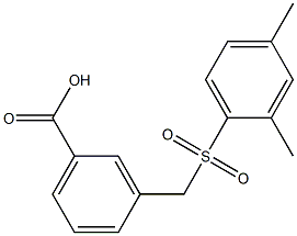 3-{[(2,4-dimethylbenzene)sulfonyl]methyl}benzoic acid|