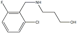 3-{[(2-chloro-6-fluorophenyl)methyl]amino}propan-1-ol Struktur