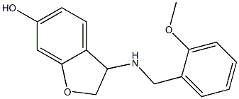 3-{[(2-methoxyphenyl)methyl]amino}-2,3-dihydro-1-benzofuran-6-ol Structure