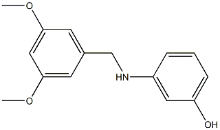 3-{[(3,5-dimethoxyphenyl)methyl]amino}phenol