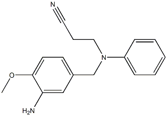 3-{[(3-amino-4-methoxyphenyl)methyl](phenyl)amino}propanenitrile