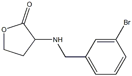 3-{[(3-bromophenyl)methyl]amino}oxolan-2-one Structure