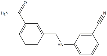 3-{[(3-cyanophenyl)amino]methyl}benzamide
