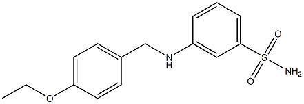 3-{[(4-ethoxyphenyl)methyl]amino}benzene-1-sulfonamide Struktur