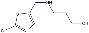3-{[(5-chlorothiophen-2-yl)methyl]amino}propan-1-ol Structure
