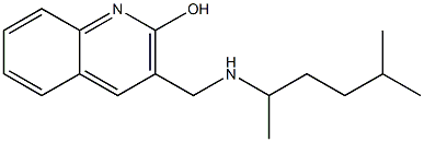  3-{[(5-methylhexan-2-yl)amino]methyl}quinolin-2-ol