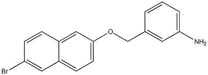  3-{[(6-bromonaphthalen-2-yl)oxy]methyl}aniline