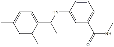 3-{[1-(2,4-dimethylphenyl)ethyl]amino}-N-methylbenzamide