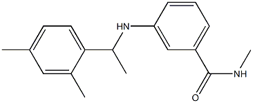  3-{[1-(2,4-dimethylphenyl)ethyl]amino}-N-methylbenzamide