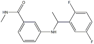 3-{[1-(2,5-difluorophenyl)ethyl]amino}-N-methylbenzamide