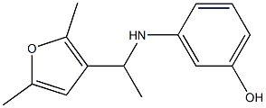 3-{[1-(2,5-dimethylfuran-3-yl)ethyl]amino}phenol