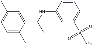 3-{[1-(2,5-dimethylphenyl)ethyl]amino}benzene-1-sulfonamide