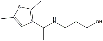 3-{[1-(2,5-dimethylthiophen-3-yl)ethyl]amino}propan-1-ol Structure