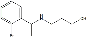  3-{[1-(2-bromophenyl)ethyl]amino}propan-1-ol