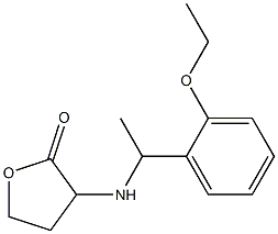 3-{[1-(2-ethoxyphenyl)ethyl]amino}oxolan-2-one 化学構造式