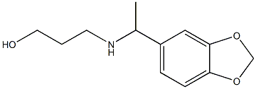 3-{[1-(2H-1,3-benzodioxol-5-yl)ethyl]amino}propan-1-ol